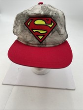 DC Comics Superman Camo Youth Hat Snapback OSFA Baseball Cap