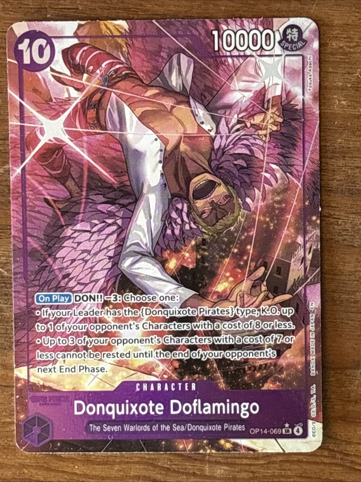 Donquixote Doflamingo (Alt Art) OP14-069 THE AZURE SEA'S SEVEN English