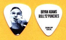 Bryan Adams Signature White Guitar Pick - 2026 Roll With The Punches Tour