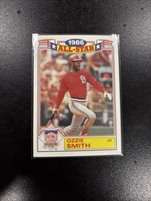 1987 Topps Baseball 1986 All Star Game Commemorative Set #5 Ozzie Smith