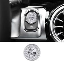 for Car Bling Accessories Engine Start Stop Button Compatible for A-Class CLA GL
