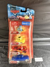 Disney Pixar Cars Walmart Exclusive 4 Pack GUIDO LUIGI DOC MCQUEEN NIP