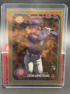 2024 Topps Chrome Pete Crow-Armstrong Radiating Rookies RR-7 RC   PCA Cubs
