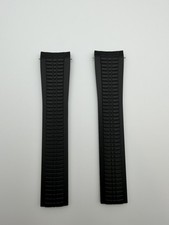 PATEK PHILIPPE AQUANAUT 5168 5968 BLACK Rubber Strap 22mm X 18 