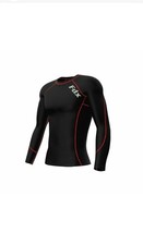 Size XL - FDX  Mens Compression Armour Base Layer Top Long Sleeve Thermal Shirt