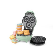 Mini Doughnut Maker Dessert Machine 550W Sorbet Pastel Green Giles & Posner