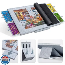 Tektalk Jigsaw Puzzle Table with Integrated Adjustable Stand/Bracket, 3-Tilti