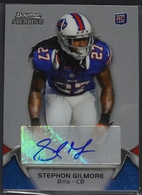 2012 Bowman Sterling Base - Stephon Gilmore RC Auto - 108