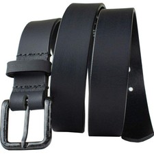 The Specialist Belt - Non-Metal Carbon Fiber Buckle, USA-Made Full Grain Leat...