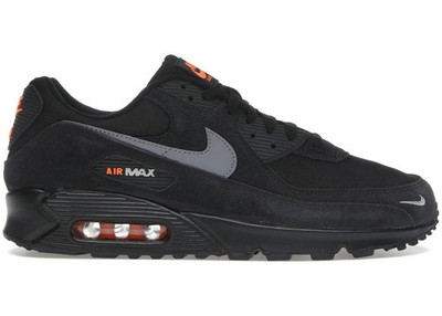 Nike Air Max 90 Black Metallic Cool Grey Orange - DO6706-010