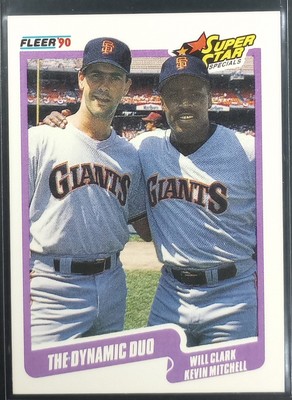 1990 Fleer Will Clark, Kevin Mitchell Super Star Specials #637