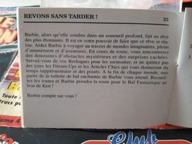 Notice Manuel Original De Jeu Barbie Pour Nintendo Nes en FRA