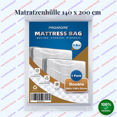 Matratzenhülle 140 x 200 cm für Umzug und Lagerung Schutzhülle für Matratzen Mat