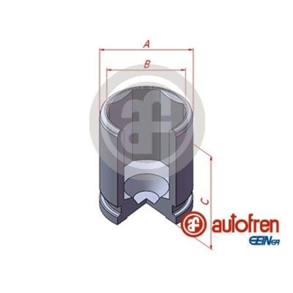 Autofren 43Mm Kolben Bremssattel Hinten Passend FüR Audi A4 A5 A6 A7 A8 Q5 Q7 JE-image
