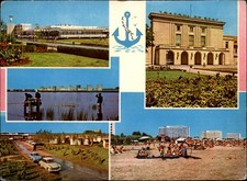 Constanta Litoralul Romania view vintage postcard h137