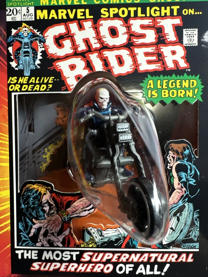 2022 Hot Wheels Mattel SDCC Ghost Rider With Vehicle - Image 2 of 4
