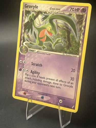 Grovyle Crystal Guardians Regular Eng Rare 70HP 19/100