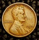 1917-D Lincoln Wheat Cent ~ FINE (F / FN) Condition ~ COMBINED SHIPPING!