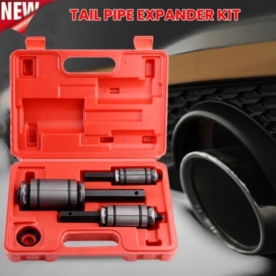 3Pcs Exhaust Muffler Tail Pipe Expander/Pipe Spreader Tool Kit 1-1/8" to 3-1/2"