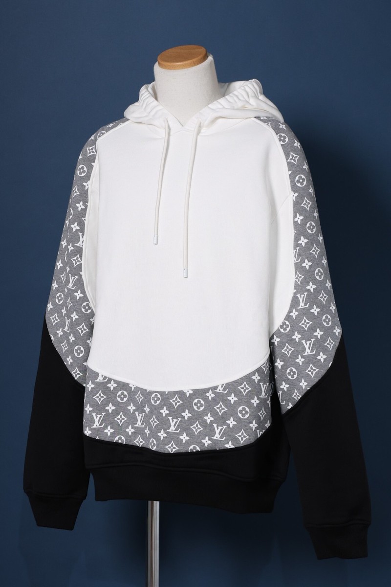 6917/ LOUIS VUITTON Monogram Switching Circle Cut Hooded SWEAT