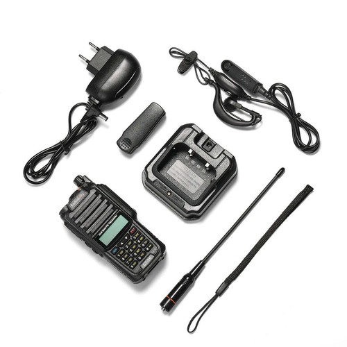 Radiodity GT-9R Dwuzakresowe radio 5W IP67 Wodoodporne 2000mAh Częstotliwość UE - Zdjęcie 8 z 10