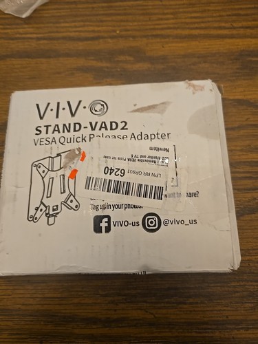 VIVO Adapter VESA Mount Quick Release Bracket Kit, Stand Attachment and Wall - 第 1/4 張圖片