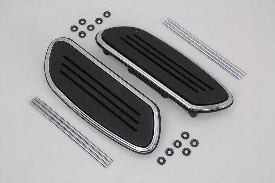 Juego de insertos de goma para estribo de pasajero para Harley Davidson Foto 2 de 4