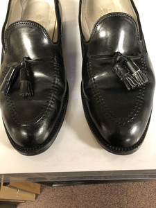 alden black tassel loafer