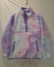 Member's Mark Girl's 1/4 Snap Cuddly Sherpa Pullover  Relaxed Fit 5/6