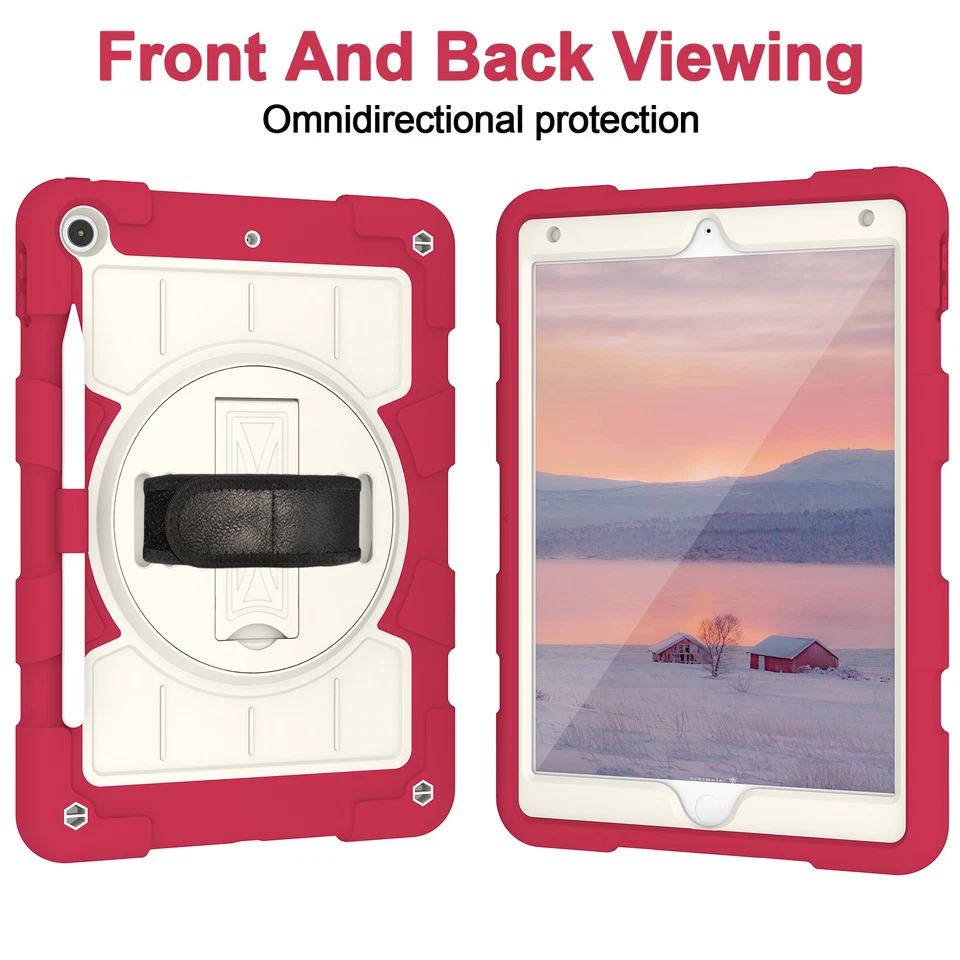 For iPad 7th/8th/9th/10th/11th A16 Gen 360 Rotating Rugged Stand Case Kids Gift - Image 4 of 4