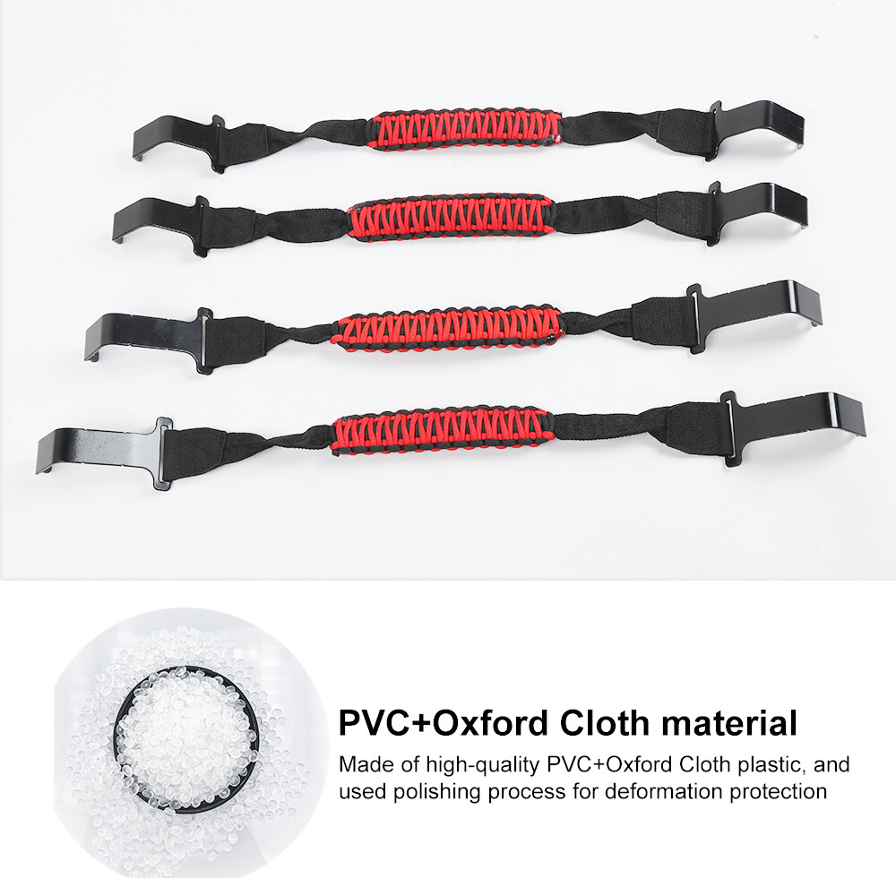 Roll Bar Paracord Grab Handles For Jeep Wrangler YJ TJ JK 4XE JL JLU 2007-2023 E - Foto 5