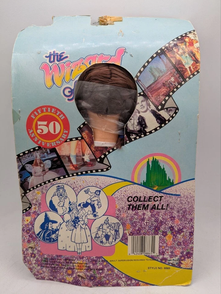 Marioneta de Mano Mago de Oz 50 Aniversario MGM SELLADA Dorothy Nueva en Caja RARA LV26 Foto 3 de 4