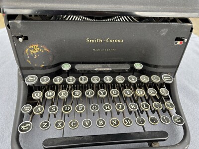 Vintage L.C. Smith Corona Manual Silent Secretarial Typewriter