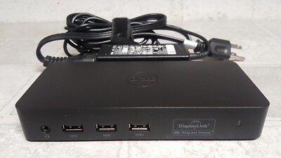 DELL D3100 USBハブ 60W電源アダプタ付き Dell D3100 USB 3.0 Ultra HD/4K Docking Station w/Power Supply | eBay