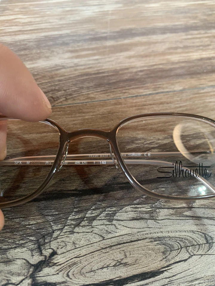 Silhouette Eyeglasses Frame SPX 2808 /00 6060 48-20 G58 - Image 4 of 4
