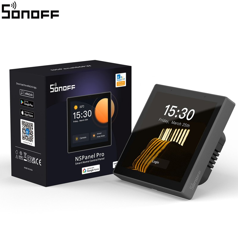 SONOFF NSPanel Pro Smart Home Control Panel Zigbee Gateway Hub Home Security