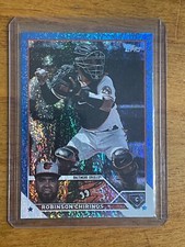 2023 Topps Blue Foil 482/999 Robinson Chirinos #620 Baltimore Orioles