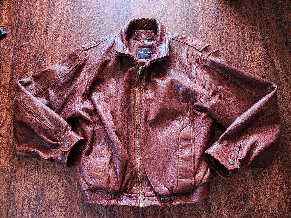 VINTAGE MEN'S WILSONS THE LEATHER EXPERTS THERMAL INSULATION