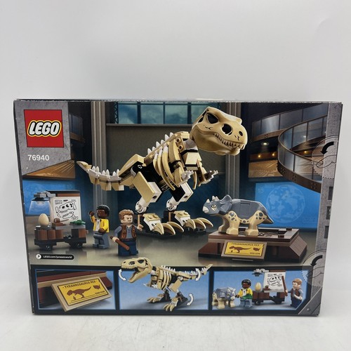 LEGO 76940 Jurassic World. Esposizione fossile di dinosauro T-Rex. Ritirato nuovo sigillato - Foto 3 di 4