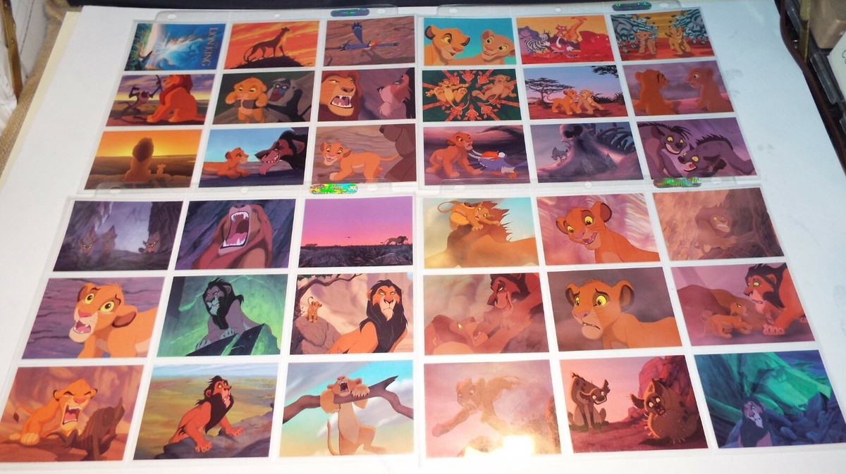 1994 Walt Disney Skybox Lion King Trading Card Set 1-90