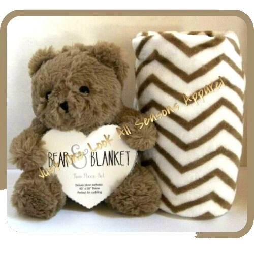 棕色儿童房毯子套装