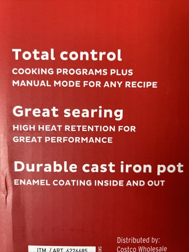 Instant Gourmet Dutch Oven 6 Quart New Open Box - Picture 3 of 6