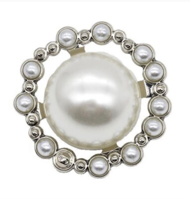 SNAP IN BUTTON CHARM FITS GINGER SNAPS STYLE JEWELRY 23MM metal hollow pearl 111