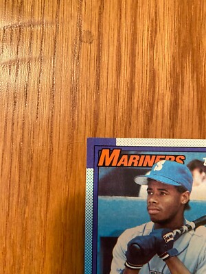 1990 Topps Ken Griffey Jr #336 'Bloody Scar' Error Card | eBay
