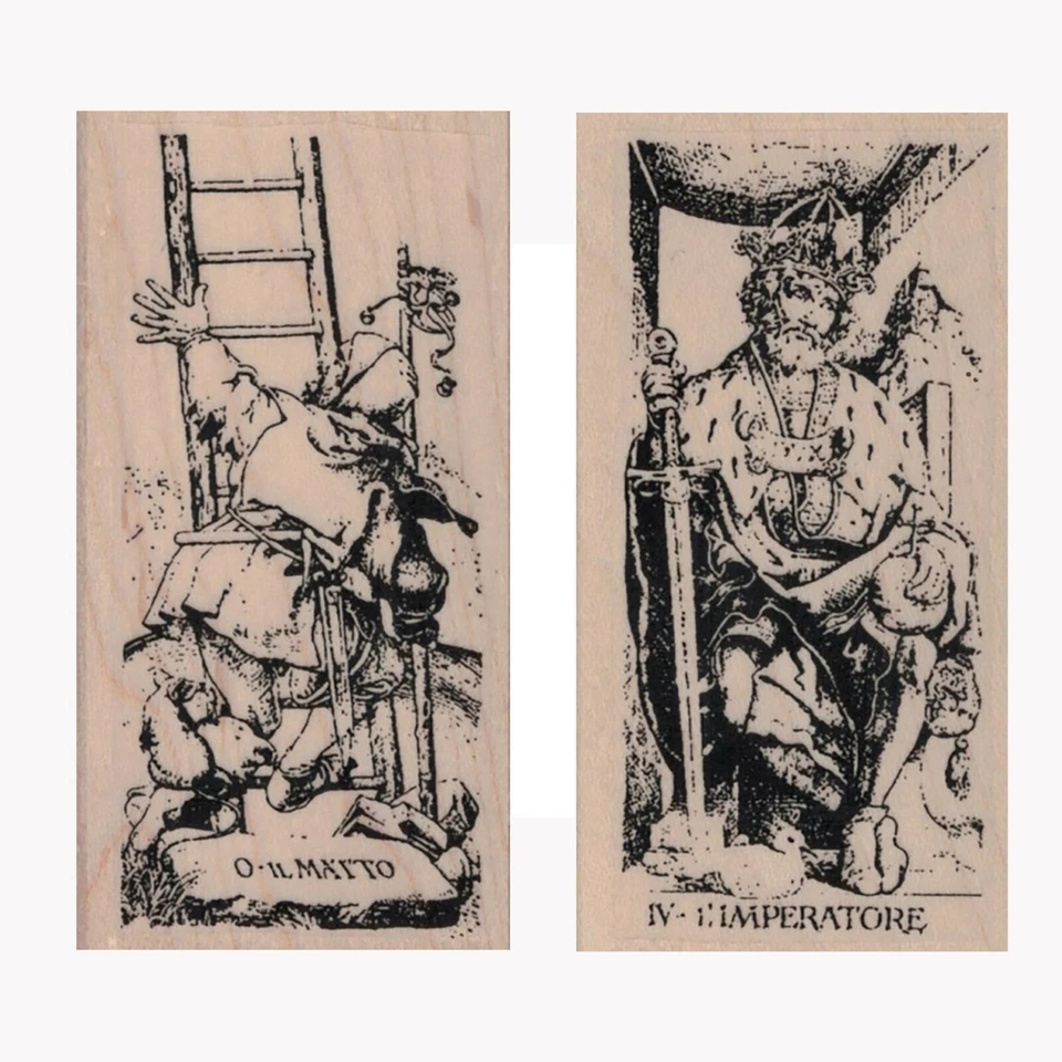 Nuevo Juego de 23 Cartas del Tarot Estampillas de Goma, Carta del Tarot, Celestial, Fortuna, Magia Foto 3 de 4