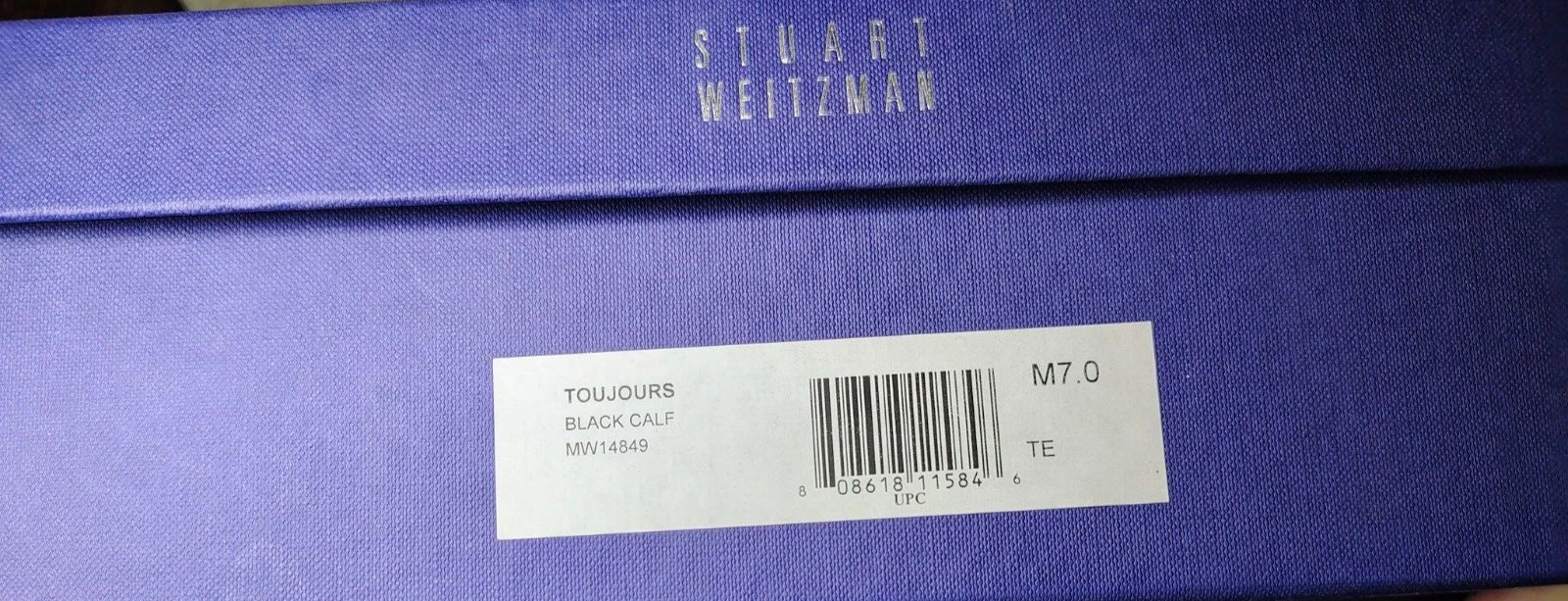 Stuart Weitzman toujour boots size 7 M black calf boot NEW no defects
