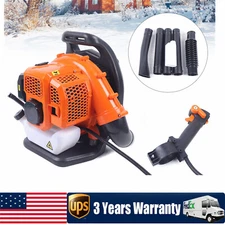 Commercial Gas Leaf Blower Backpack 2 Strokes 42.7CC Grass Lawn Blower 6800r/min