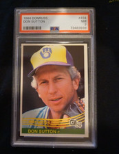 1984 Donruss Don Sutton #414 PSA 7