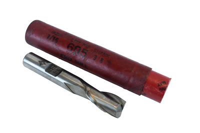 Cleveland Twist Drill Single End Mill Bit 7/16'' Dia High Speed 3/8'' Shank USA