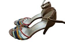Anne Klein Ankle Strap Colorful Sandals Size 8